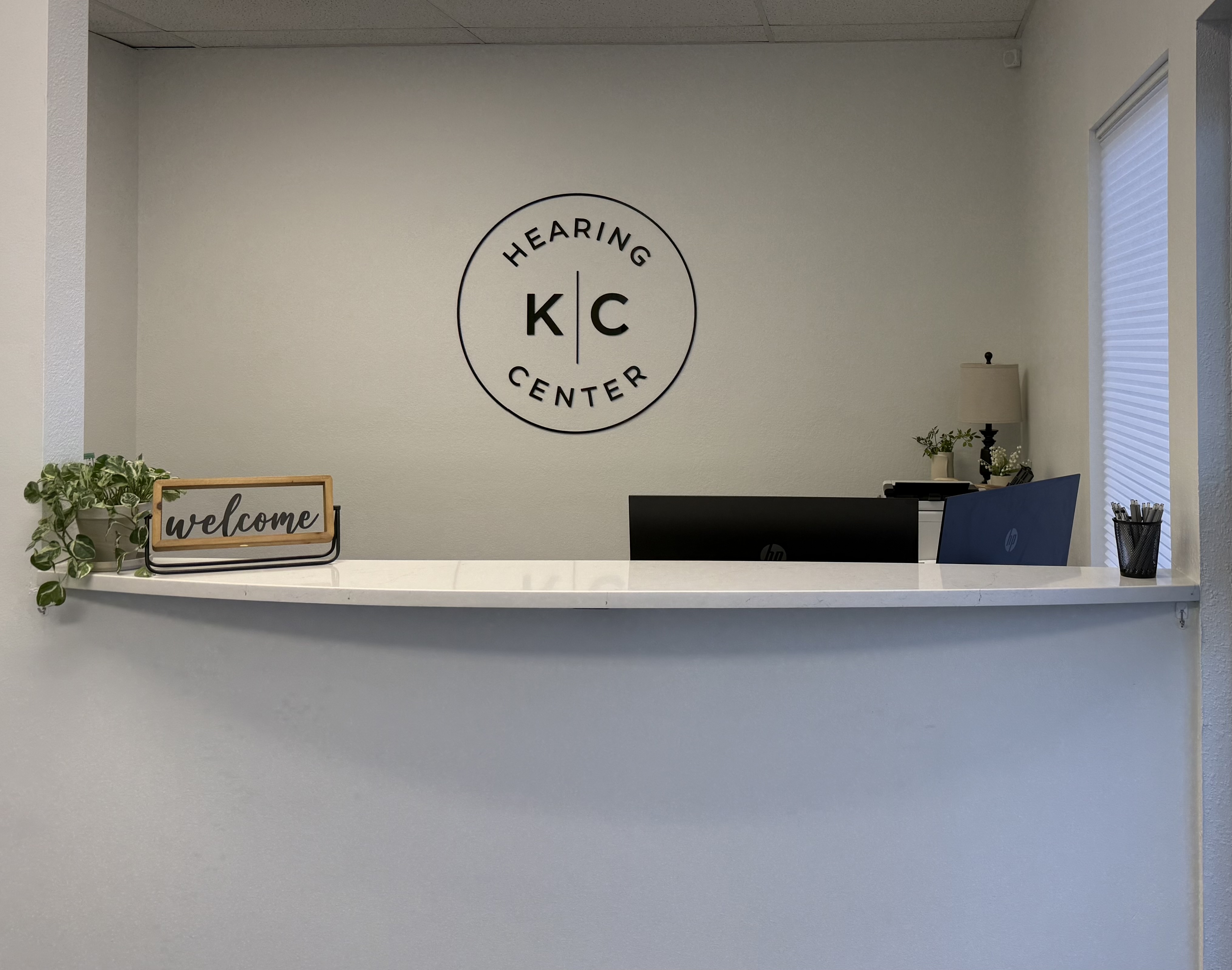 Belton front desk at KC Hearing Center
