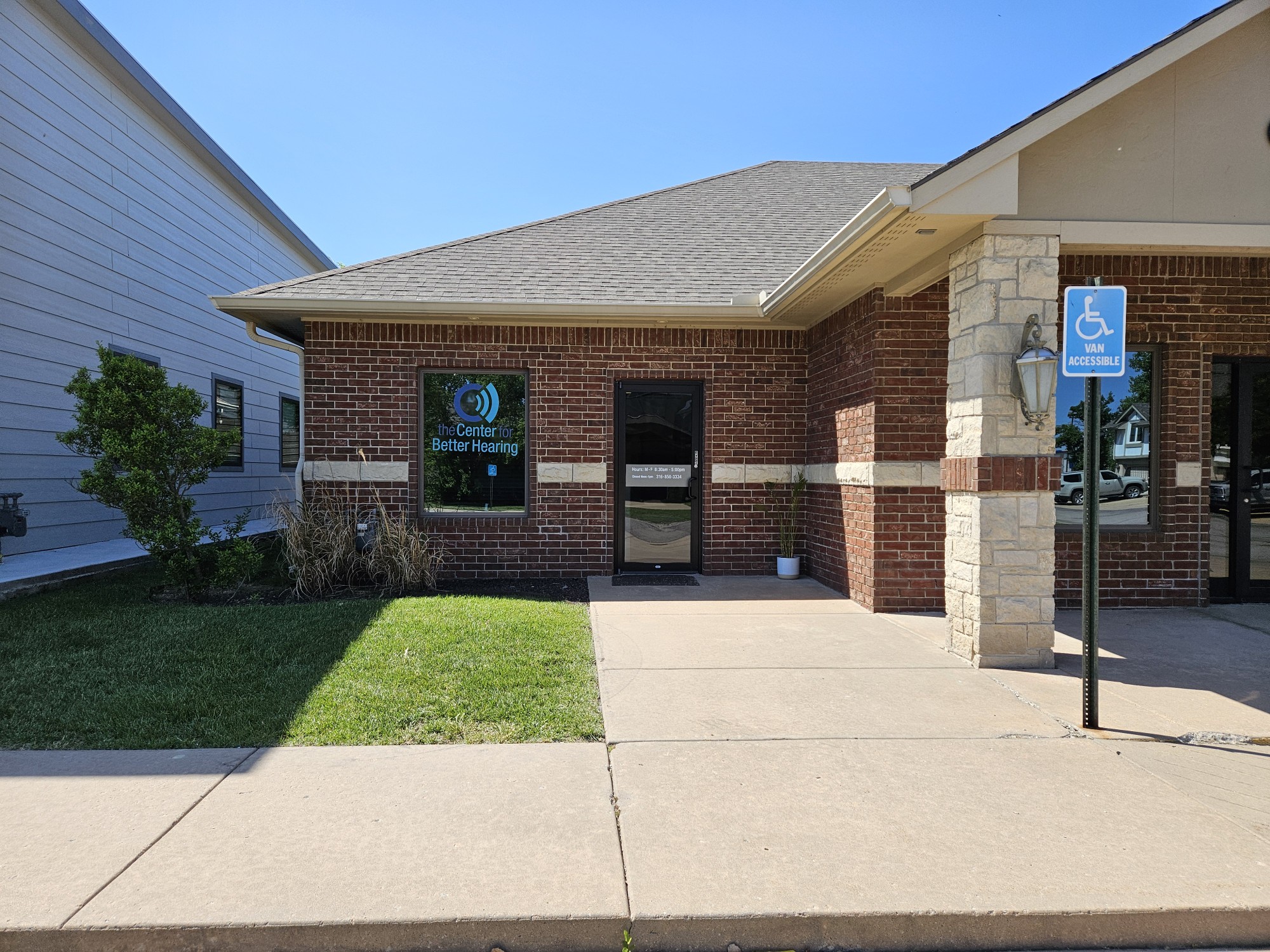 Wichita hearing center front door