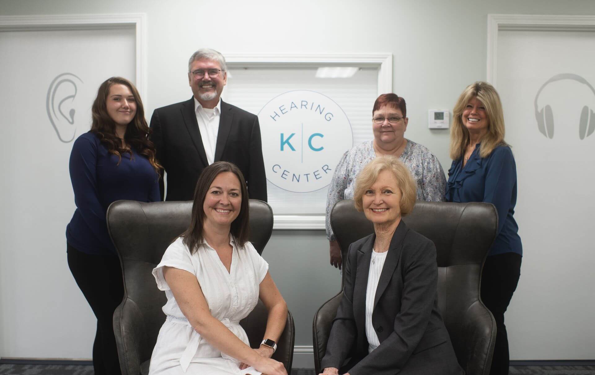 KC Hearing Center staff group photo